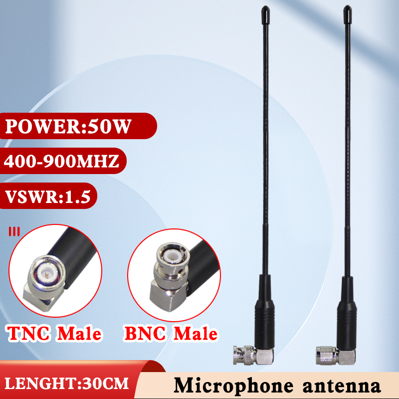 Shure Mic Sm58 - BNC/TNC UHF เสาอากาศไมโครโฟนสำหรับชูร์ PGX24 SLX24 SLX4