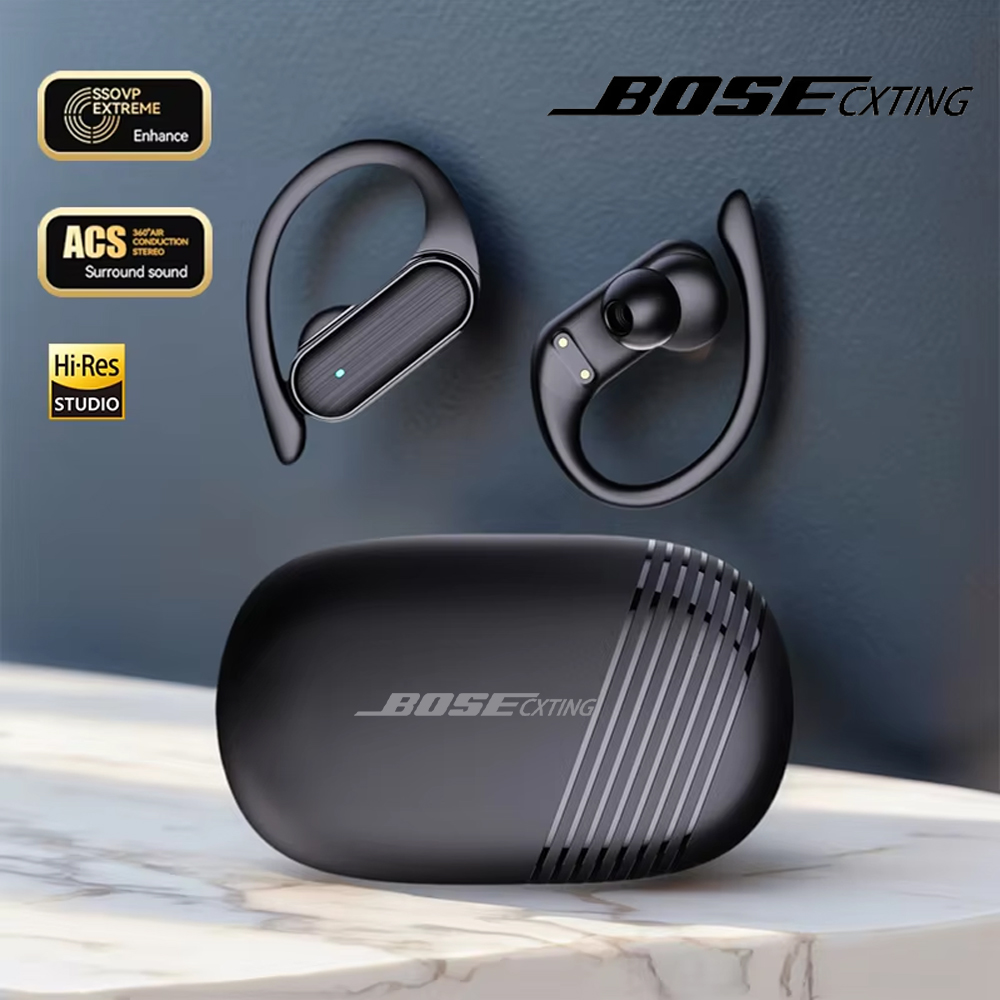 Bluetooth Headset On Ear - BOSECXTING A520 หูฟังไร้สายสำหรับธุรกิจ แบบเกี่ยวหู เสียงเบส HIFI