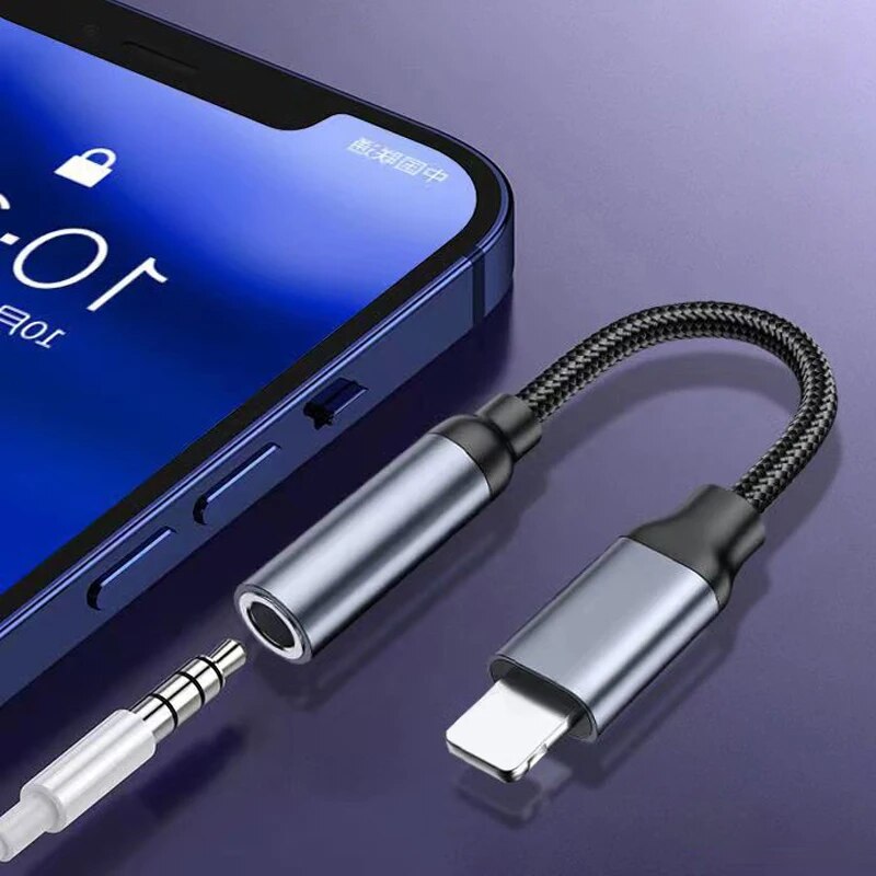 8 Pin ถึง 3.5 มม.แจ็คสายAUXสํา - Earphone Splitter Jack บทวิจารณ์และราคา