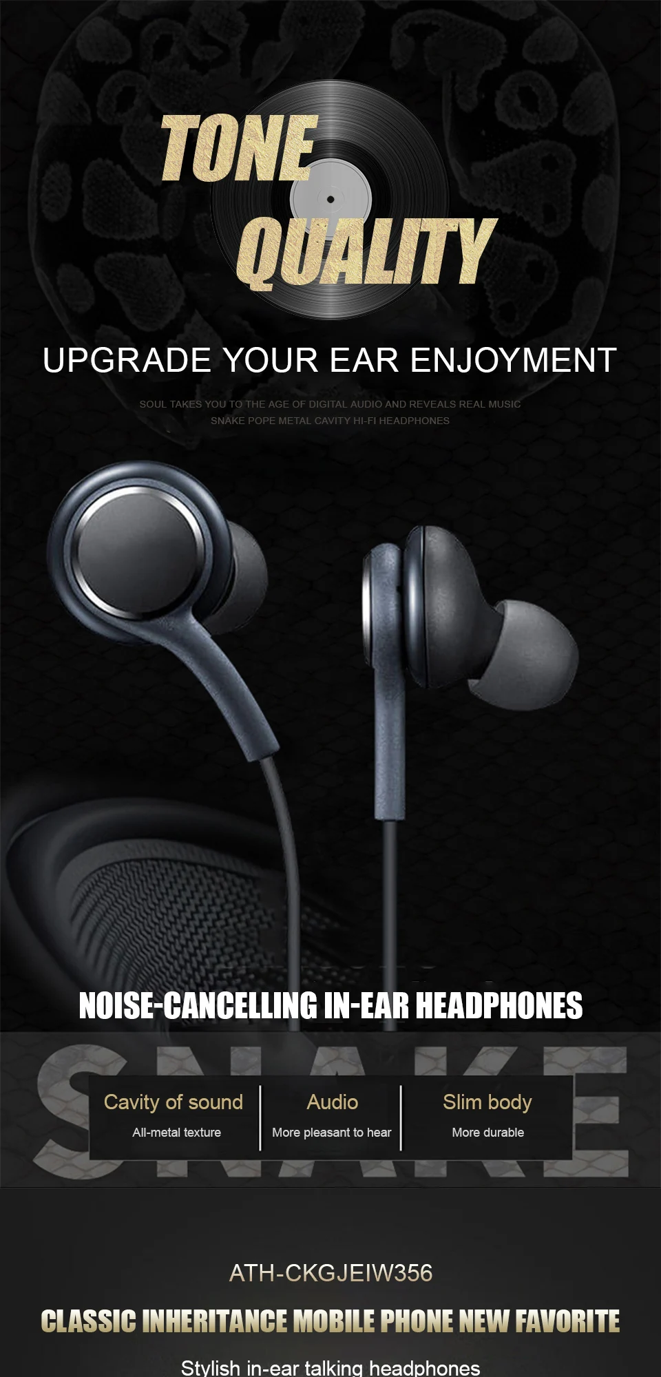 หูฟังแบบเสียบในหู ขนาด 3.5 มม. - Audiophile Headphone Wired บทวิจารณ์และราคา